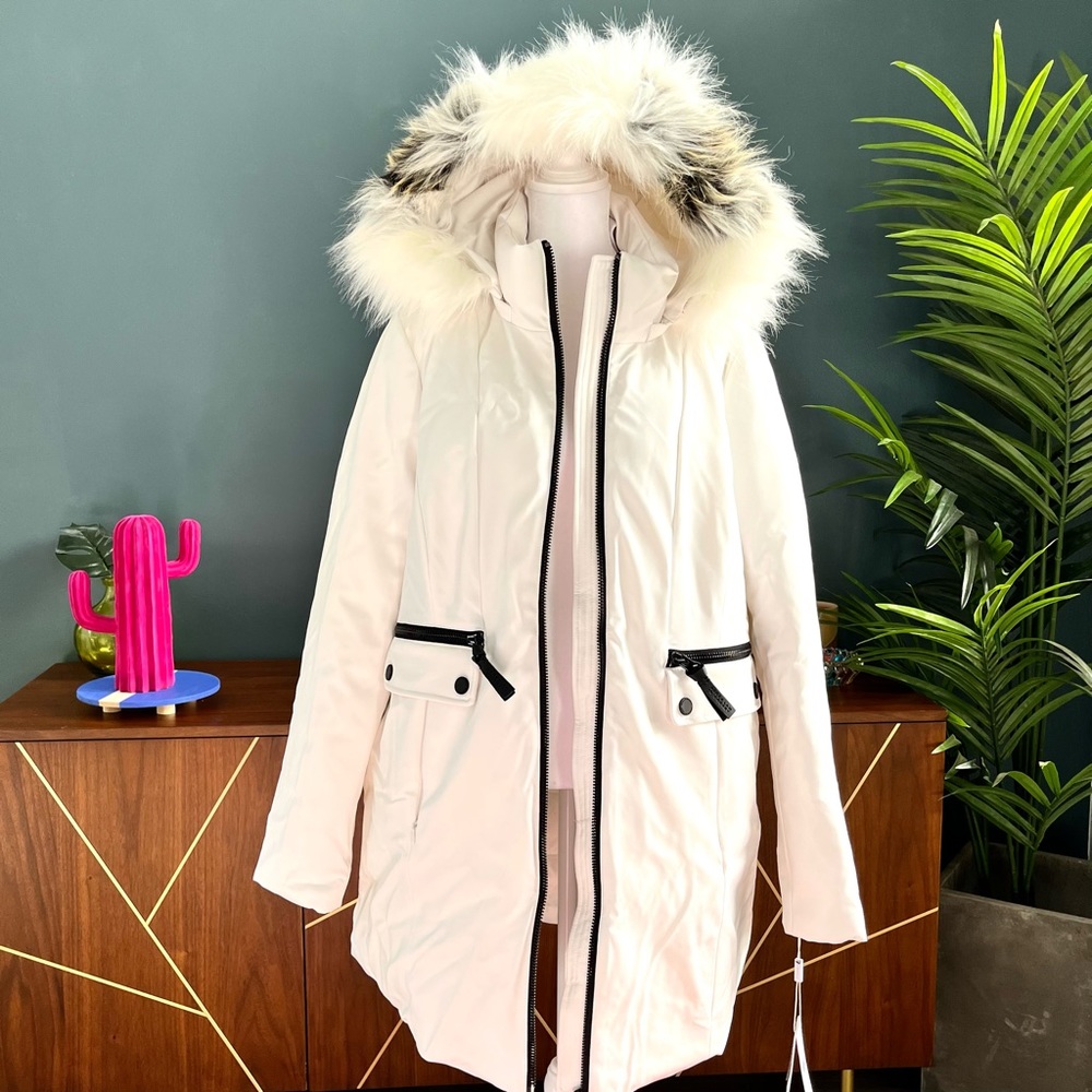 Derek Lam 10 Crosby White Parka Winter Jacket Coat BRAND NEW